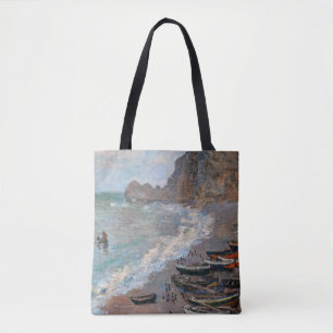 Claude Monet - Beach vid Etretat Tygkasse