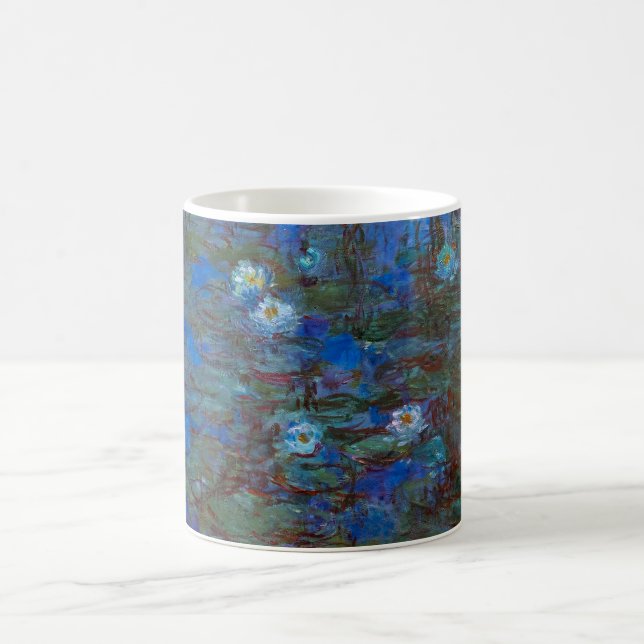 Claude Monet - Blå Näckrosor Kaffemugg (Center)