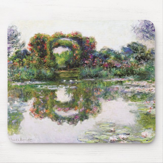 Claude Monet , Blommar Arches , Giverny Musmatta (Framsidan)