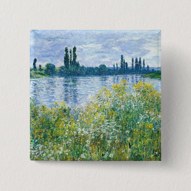 Claude Monet - Blommor på Banker Knapp (Framsida)