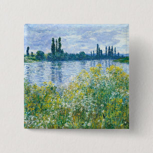 Claude Monet - Blommor på Banker Knapp