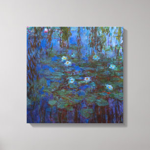 Claude Monet - Blue Vatten Lilies Canvastryck