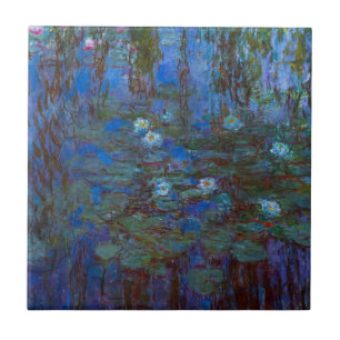 Claude Monet - Blue Vatten Lilies Kakelplatta