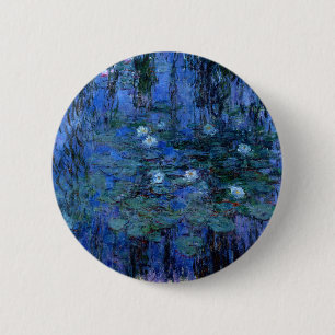Claude Monet Blue Vatten Lilies Knapp