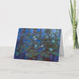 Claude Monet - Blue Vatten Lilies Kort