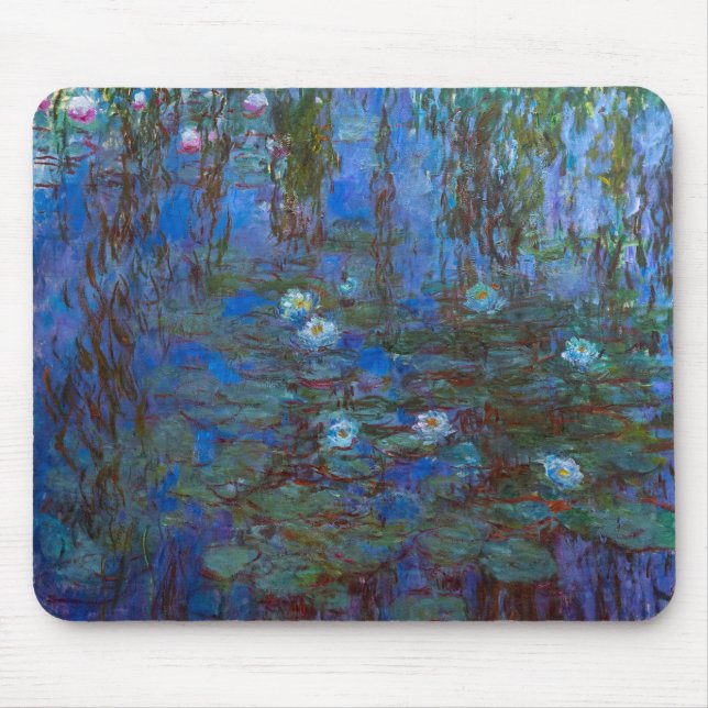 Claude Monet - Blue Vatten Lilies Musmatta (Framsidan)