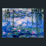 Claude Monet - Blue Vatten Lilies Poster<br><div class="desc">Datum: 1916 | Blue Vatten Lilies (Nymphéas) av Claude Monet.</div>