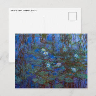 Claude Monet - Blue Vatten Lilies Vykort