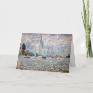 Claude Monet - Boats Regatta vid Argenteuil Kort