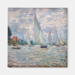 Claude Monet - Boats Regatta vid Argenteuil Magnet