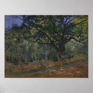 Claude Monet   Bodmer Oak, Fontainebleau Fores Poster