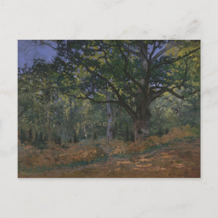 Claude Monet Bodmer Oak, Fontainebleau Fores Vykort