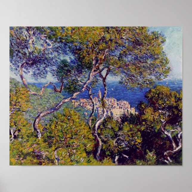 Claude Monet – Bordighera – 1884 Poster (Framsidan)