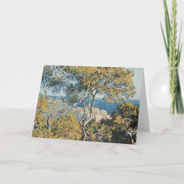 Claude Monet - Bordighera Helgkort (Framsida)