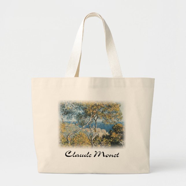 Claude Monet - Bordighera Jumbo Tygkasse (Framsidan)