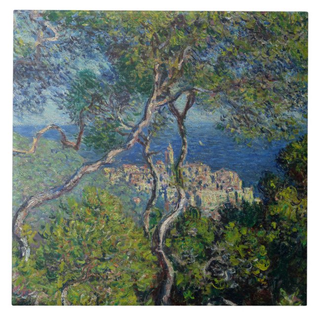 Claude Monet - Bordighera Kakelplatta (Framsidan)