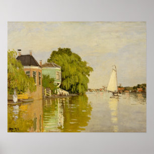 Claude Monet - Bostäder på Achterzaan Poster