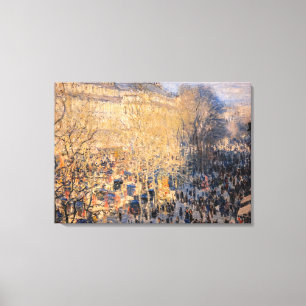 Claude Monet - Boulevard des Capucines i Paris Canvastryck