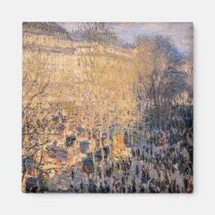 Claude Monet - Boulevard des Capucines i Paris Magnet