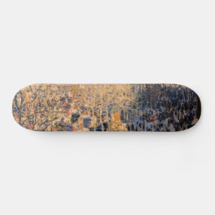 Claude Monet - Boulevard des Capucines i Paris Mini Skateboard Bräda 18,5 Cm