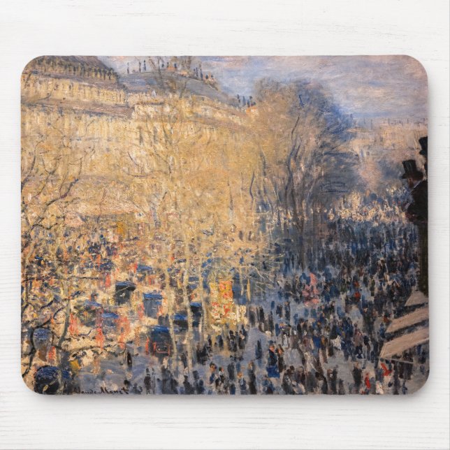 Claude Monet - Boulevard des Capucines i Paris Musmatta (Framsidan)