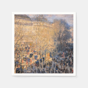 Claude Monet - Boulevard des Capucines i Paris Pappersservett