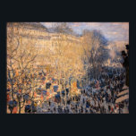 Claude Monet - Boulevard des Capucines i Paris Poster<br><div class="desc">Boulevard des Capucines in Paris - Claude Monet,  Oil on Canvas,  1873</div>