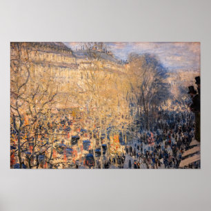 Claude Monet - Boulevard des Capucines i Paris Poster