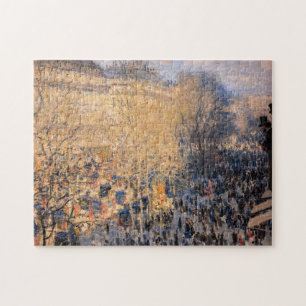 Claude Monet - Boulevard des Capucines i Paris Pussel