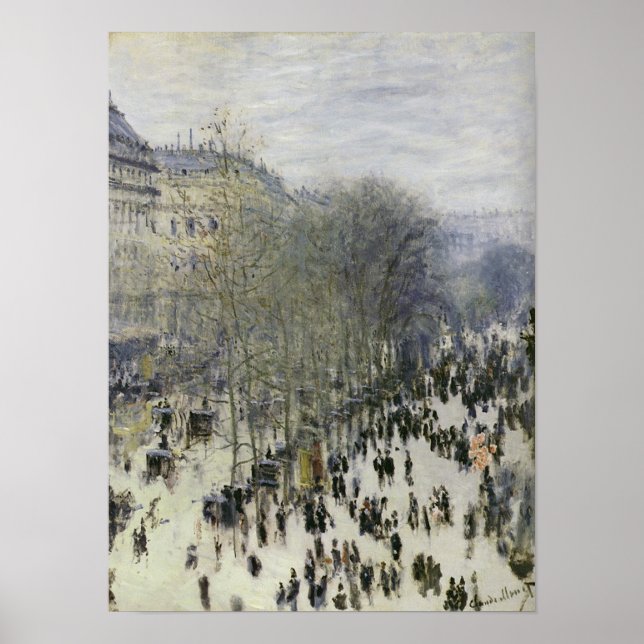 Claude Monet - Boulevard des Capucines Poster (Framsidan)