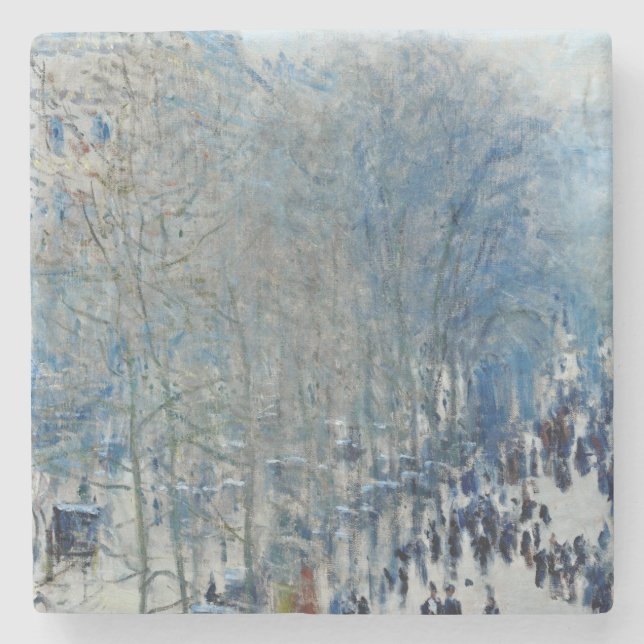 Claude Monet - Boulevard Des Capucines Stenunderlägg (Framsidan)