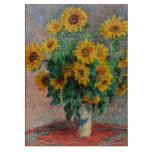Claude Monet - Bouquet av solblommor<br><div class="desc">Bouquet of Sunwers / Bouquet de tournesols - Claude Monet,  Oil on Canvas,  1881</div>