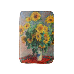 Claude Monet - Bouquet av solblommor Badrumsmatta