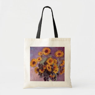 Claude Monet - Bouquet av Sunblommor Tygkasse
