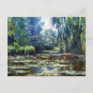 Claude Monet Bridge over Vatten Lily Pond Vykort