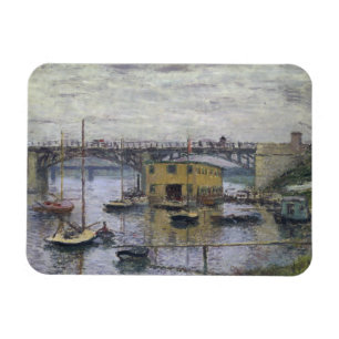Claude Monet - Bron i Argentina på en Grått Day Magnet