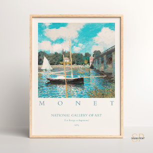 Claude Monet Bron på argenteuil Art Print Poster