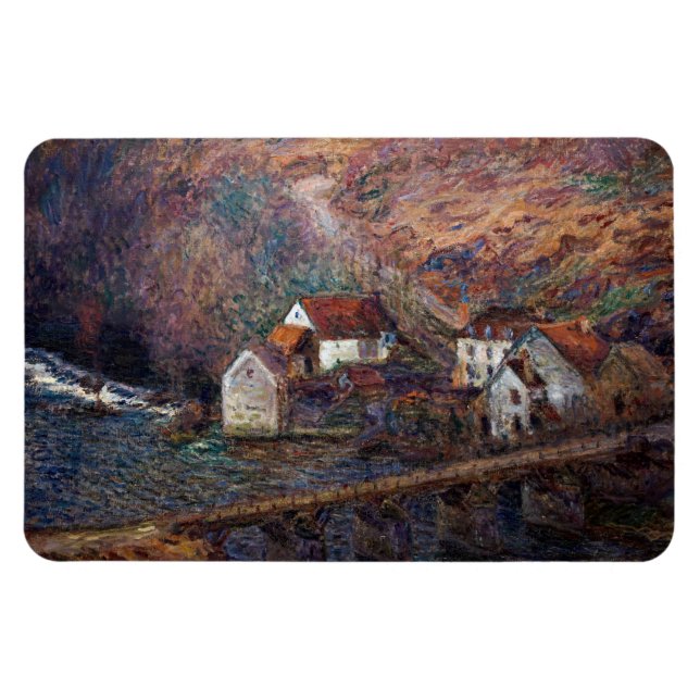 Claude Monet - Bron vid Vervy Magnet (Horisontell)