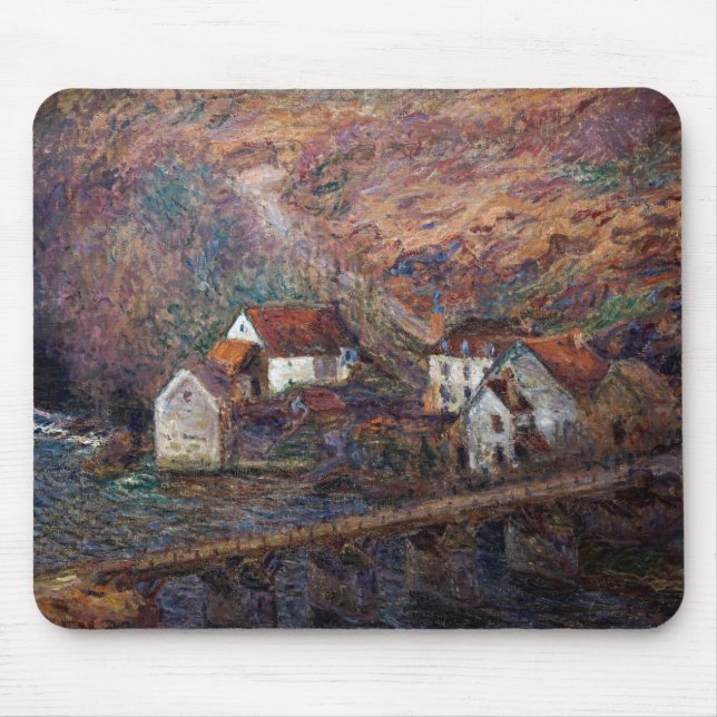 Claude Monet - Bron vid Vervy Musmatta (Framsidan)