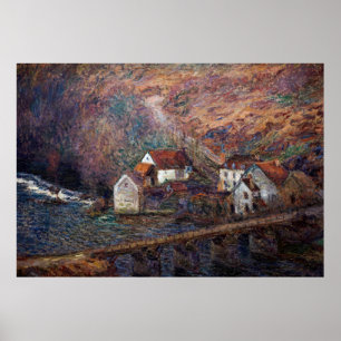 Claude Monet - Bron vid Vervy Poster