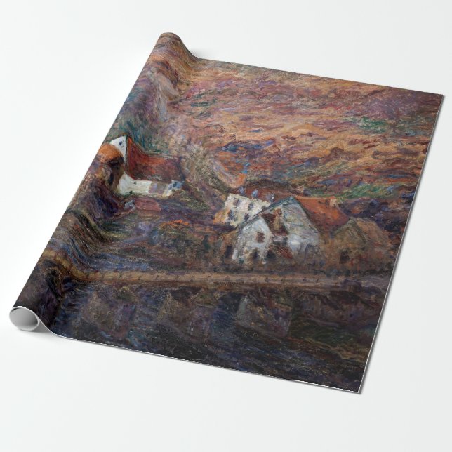 Claude Monet - Bron vid Vervy Presentpapper (Utrullad)