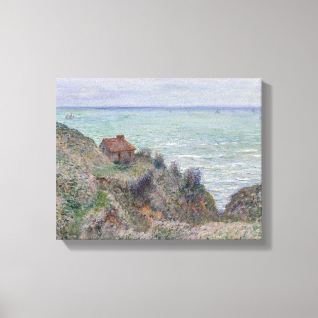 Claude Monet - Cabin of the Anpassningsbars Watch Canvastryck (Framsida)