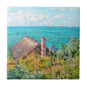 Claude Monet Cabin på Saint-Adresse Fine Art Kakelplatta