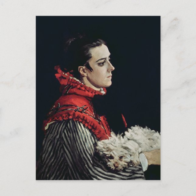 Claude Monet | Camille Monet Vykort (Framsida)