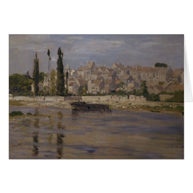 Claude Monet | Carrieres-Saint-Denis, 1872 Hälsningskort (Framsidan Horizontal)