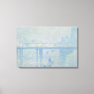 Claude Monet - Charing Kor Bridge Canvastryck