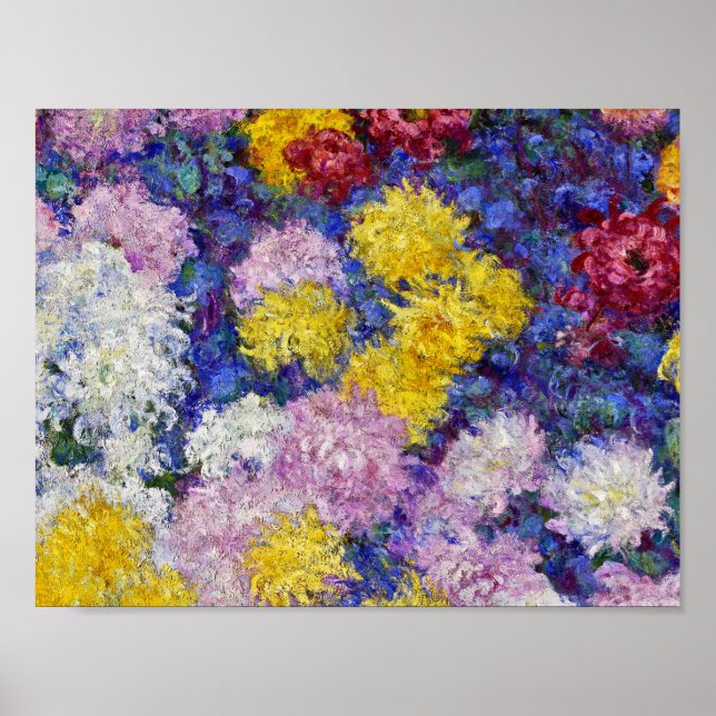 Claude Monet - Chrysanthemums Poster (Framsidan)