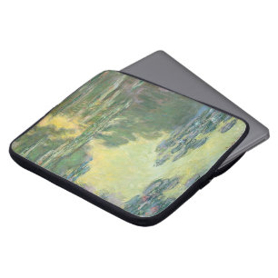 Claude Monet Classic Painting, Waterlilies (1907) Laptop Fodral