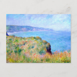 Claude Monet: Cliff nära Pourville Vykort