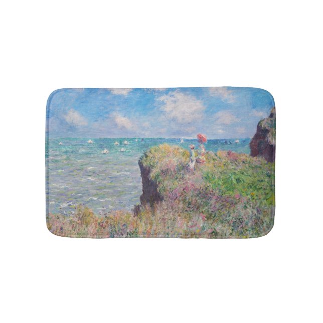 Claude Monet - Cliff Walk i Pourville Badrumsmatta (Framsidan)